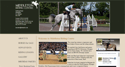 Desktop Screenshot of middletonridingcentre.com